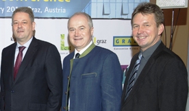 Minister Rupprechter, LR Hans Seitinger und Kammerpräsident Titschenbacher sind bestens vernetzt 