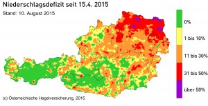 BILD zu OTS - Chart: Niederschlagsdefizit